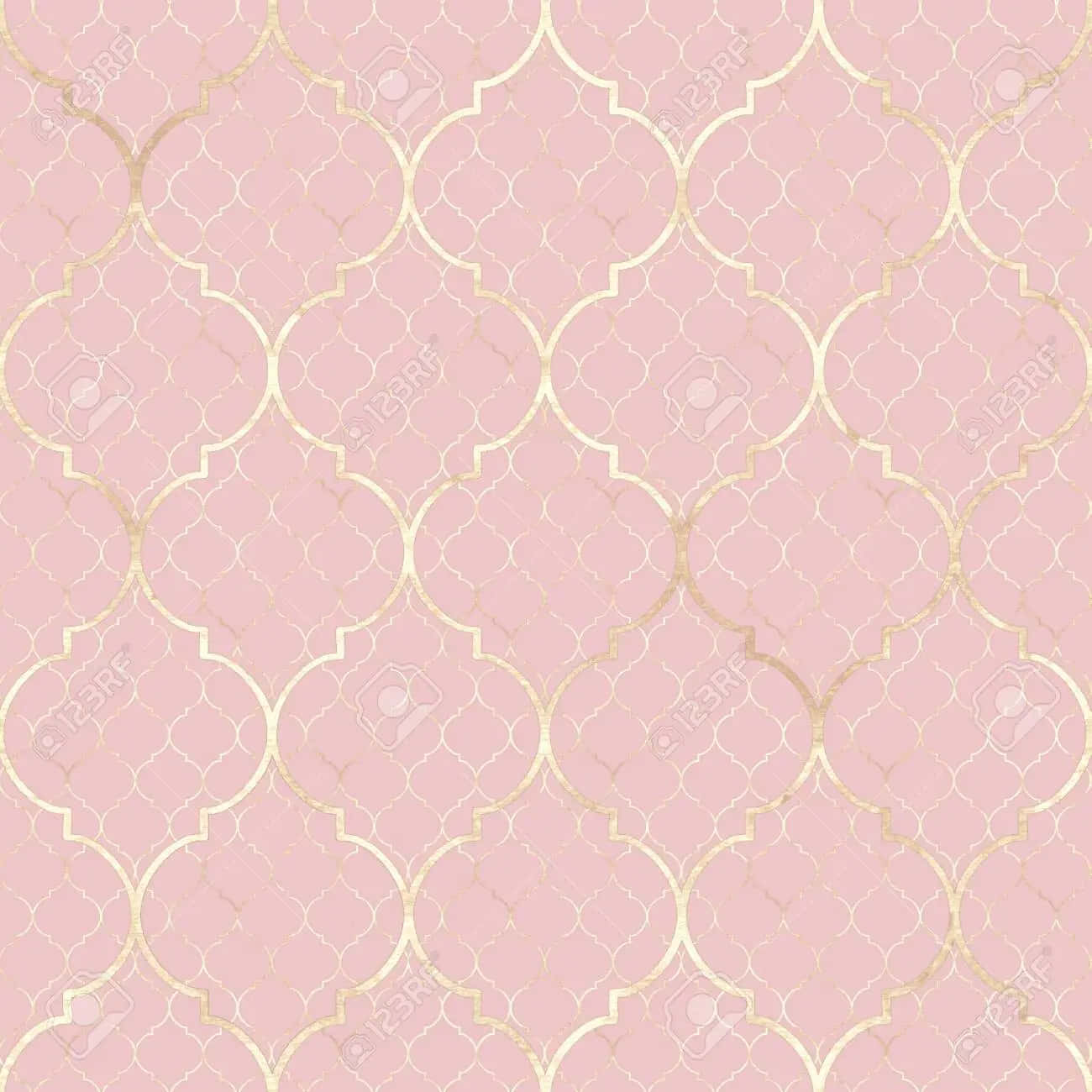 A Bright And Shiny Combination Of Light Pink And Golden Colors Background