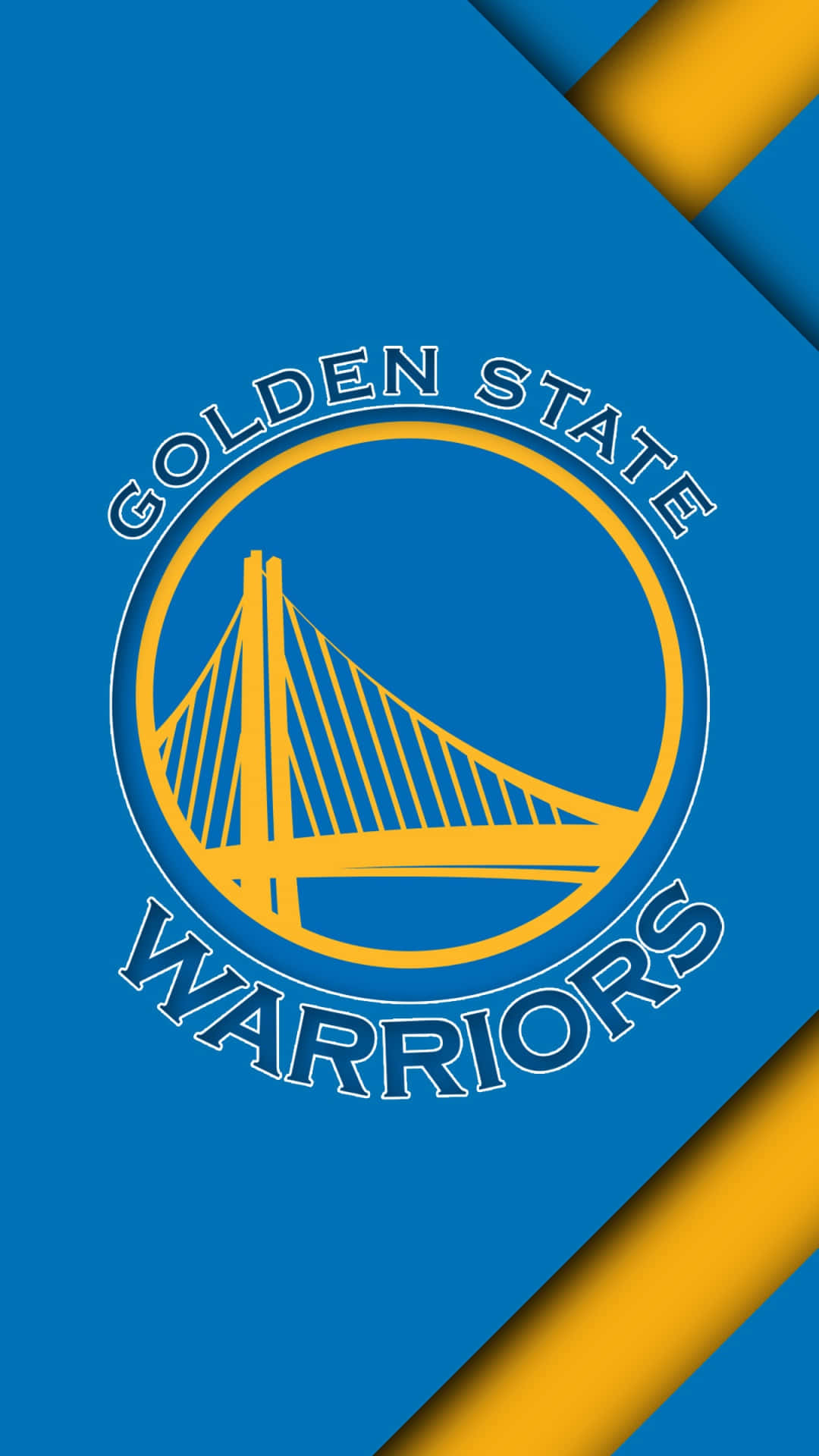 A Bright, Powerful And Modern Logo Of The Golden State Warriors Background