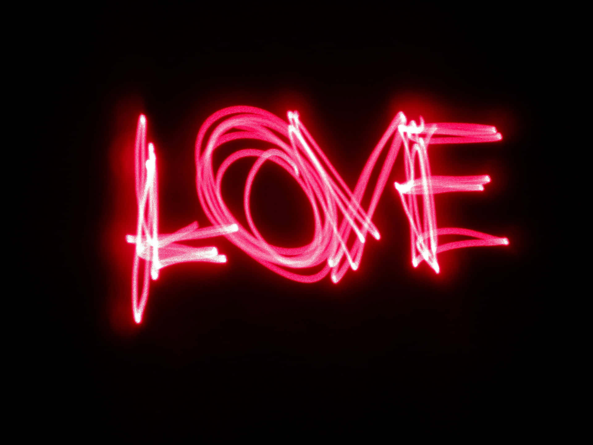 A Bright Red Led Light Background