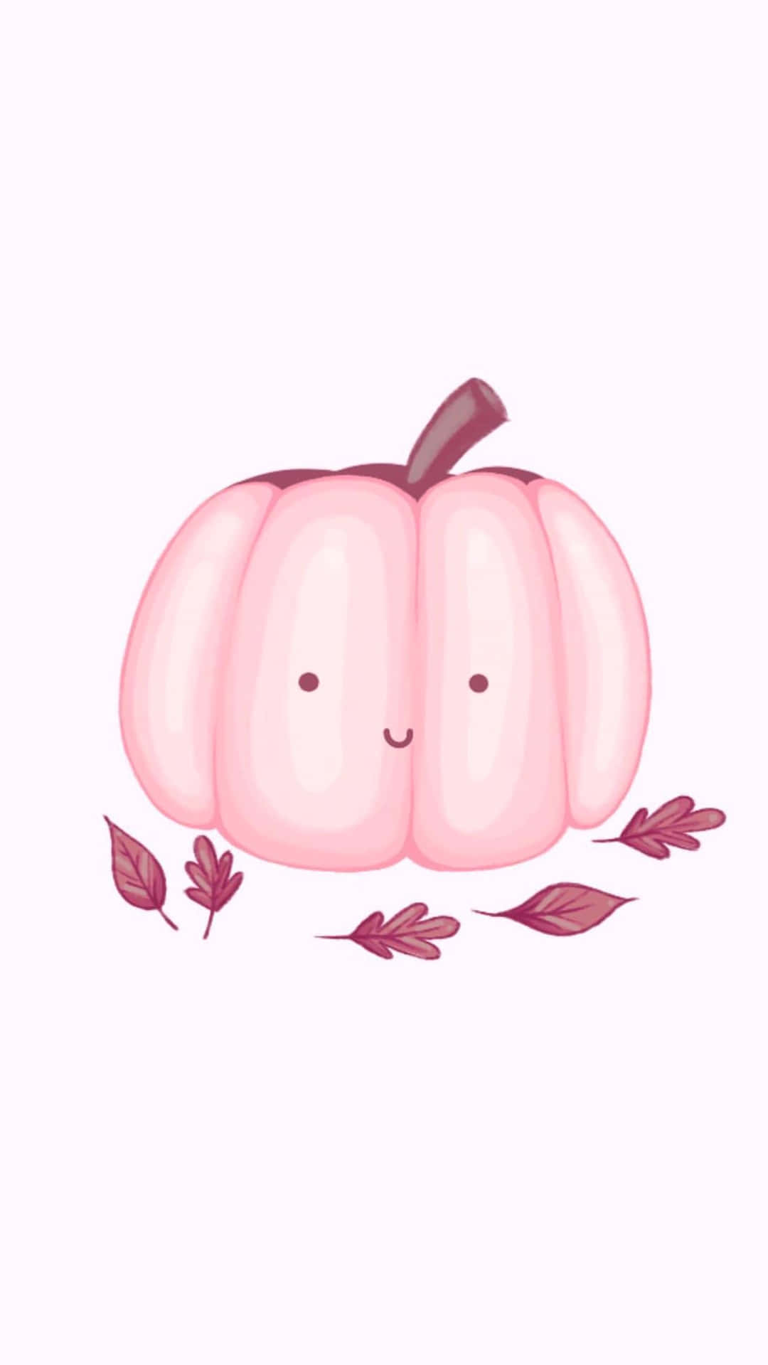 A Brightly-colored Pink Pumpkin In A Sprawling Autumn Pumpkin Patch. Background