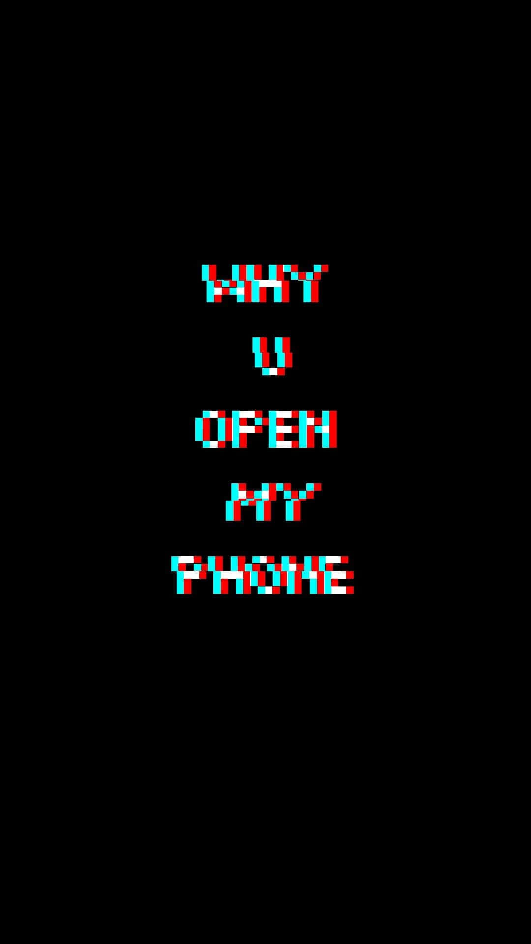 A Brightly Coloured Pixel Glitch With A Cute Look Background
