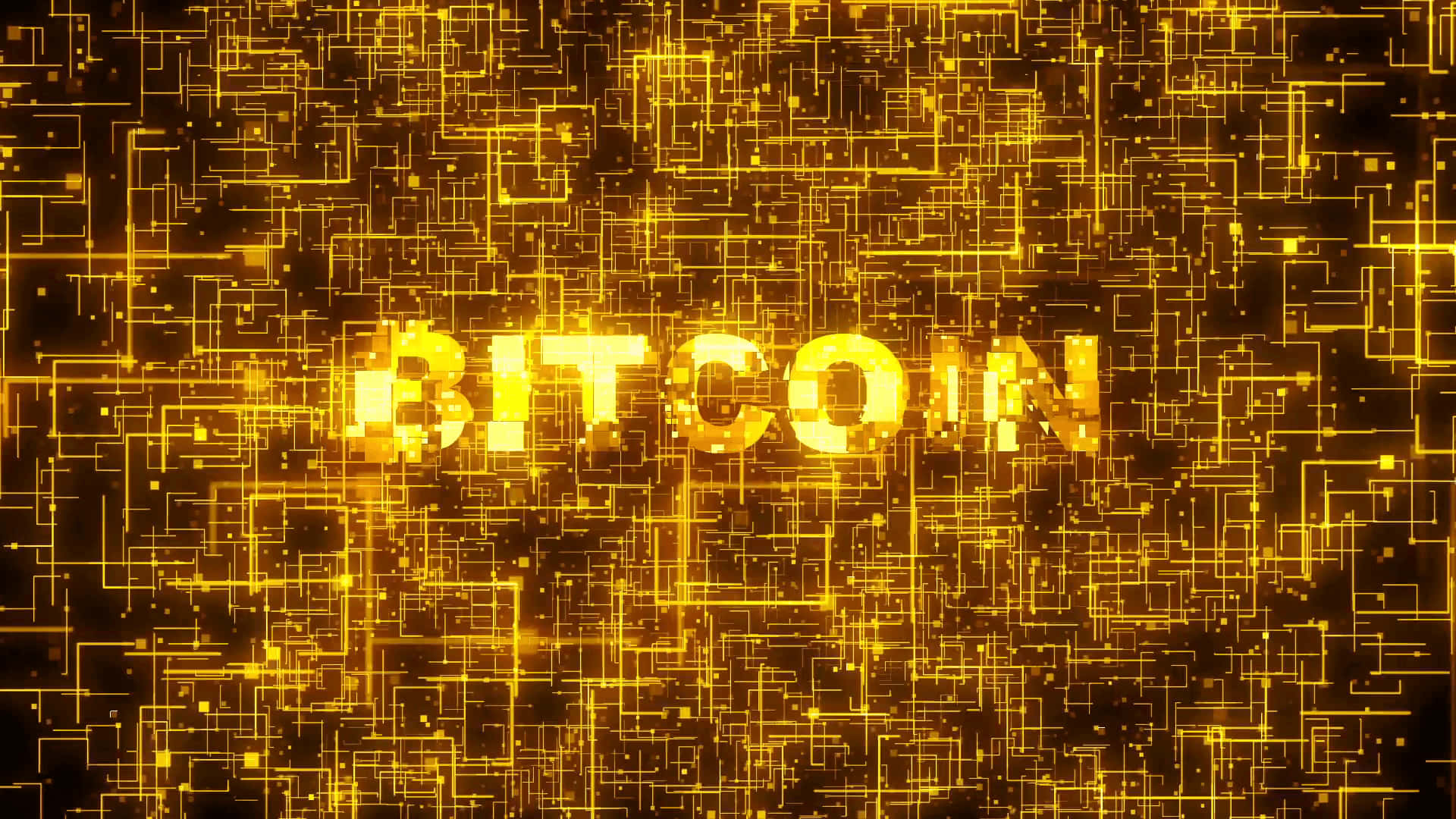 A Brilliant 4k Image Of The Bitcoin Logo. Background