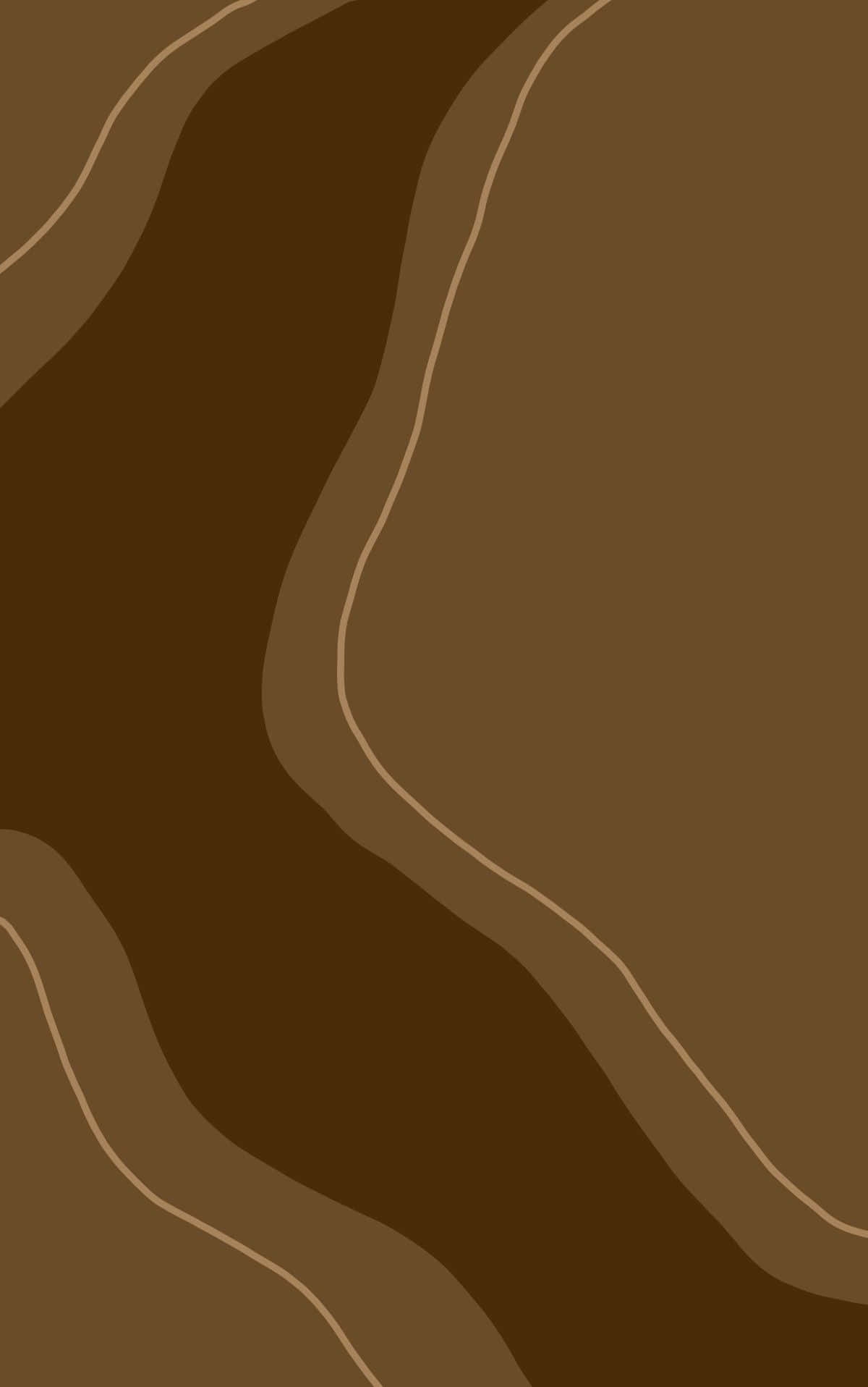 A Brown And White River With A Brown Background