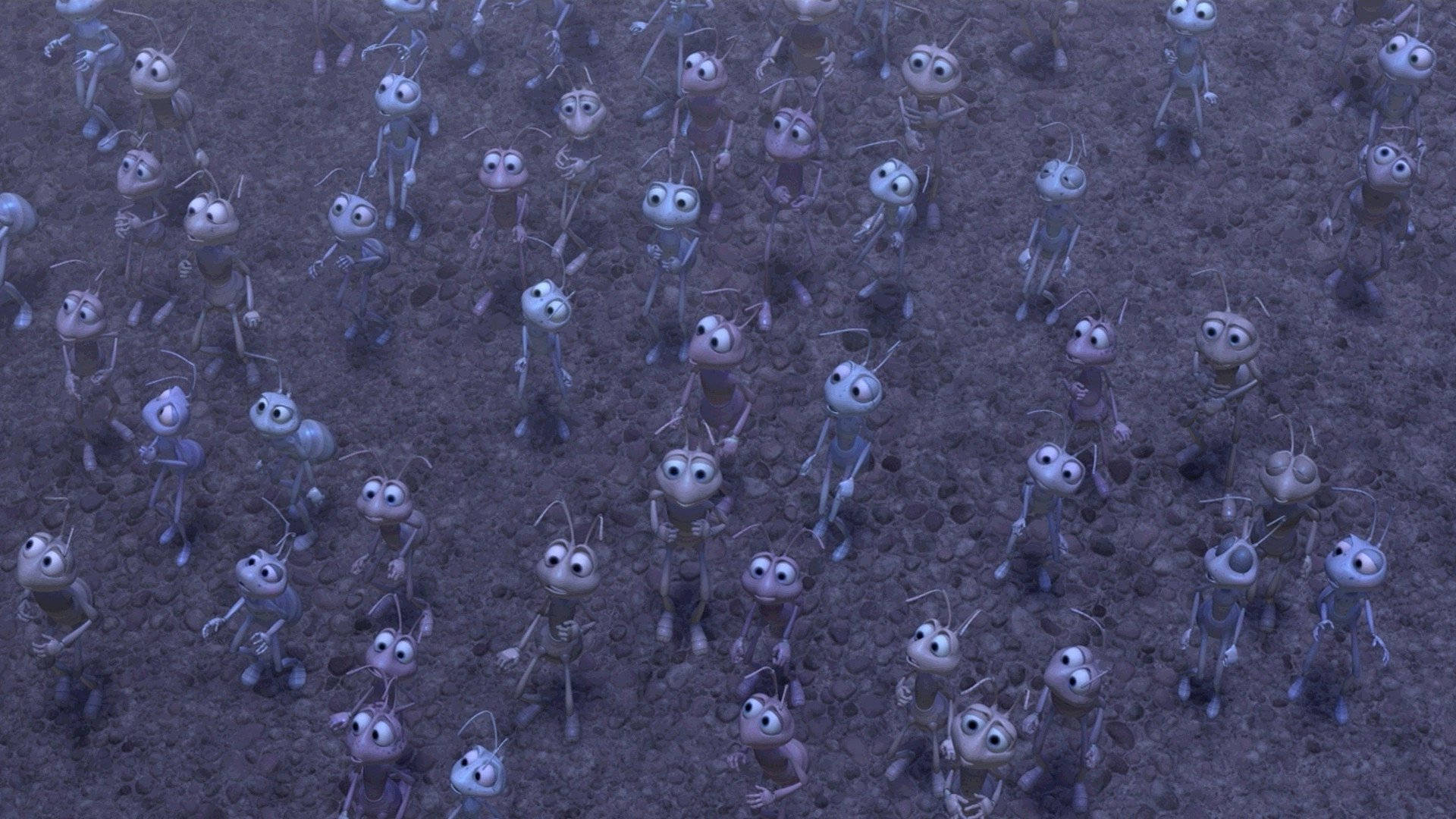A Bug's Life Ant Army Background