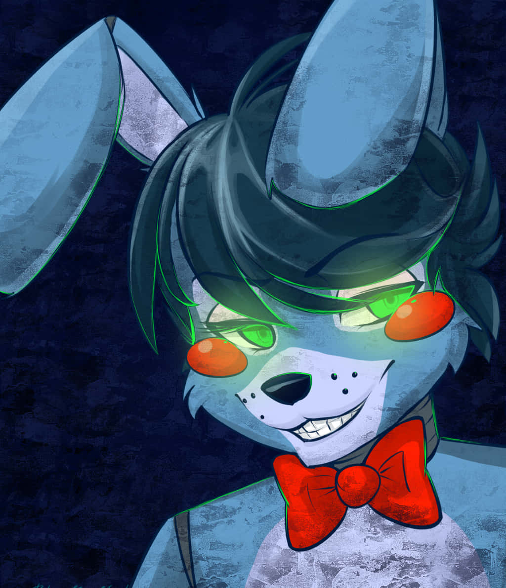 A Bunny With A Red Bow Tie