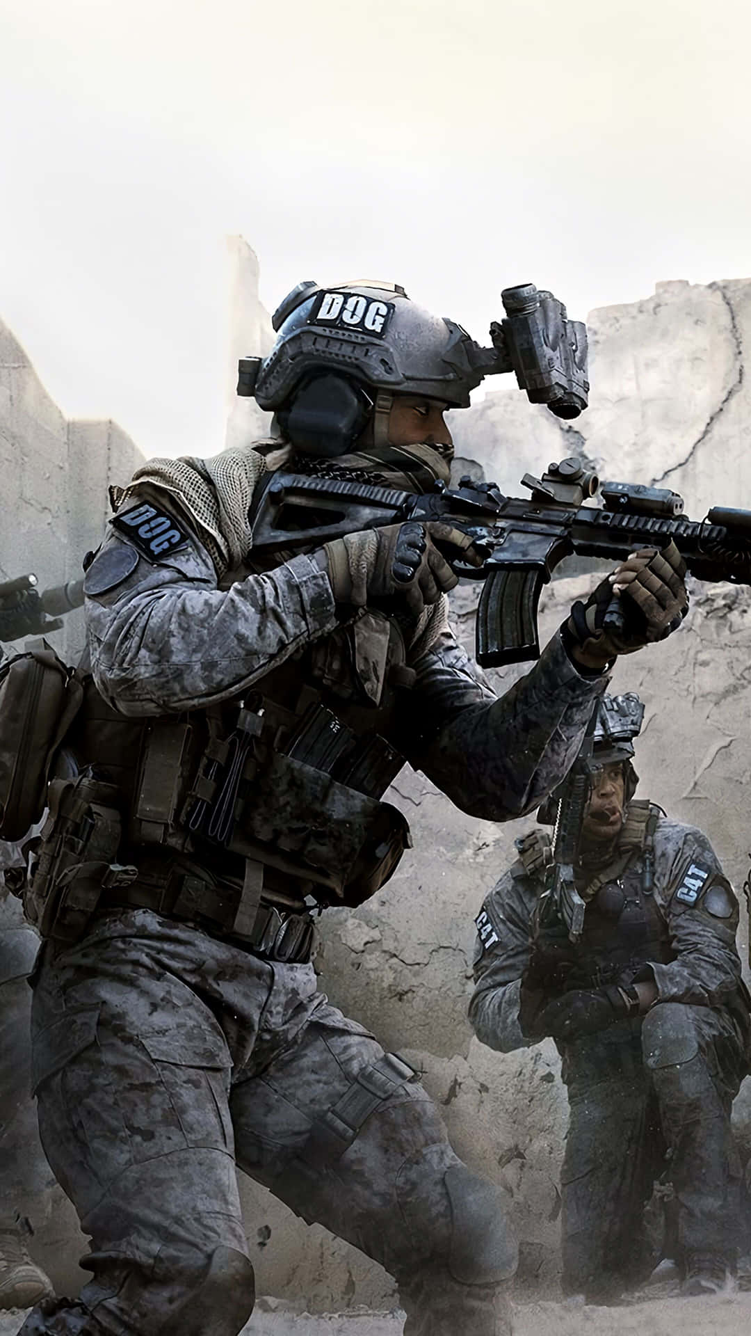 A Call Of Duty Modern Warfare Soldiers Iphone Background