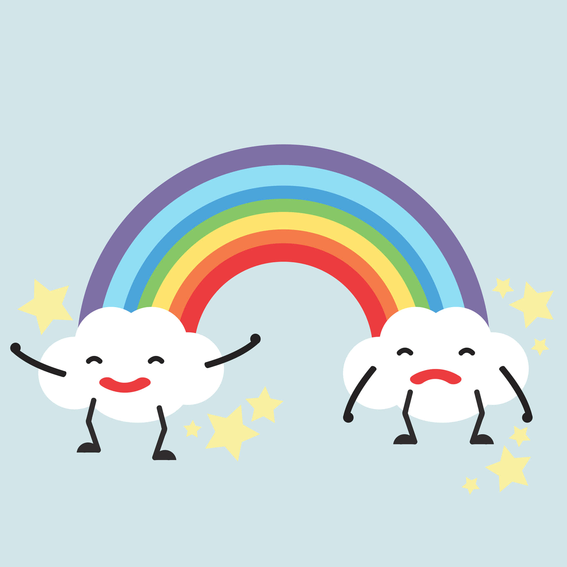 A Calm And Playful Space Of Color Background