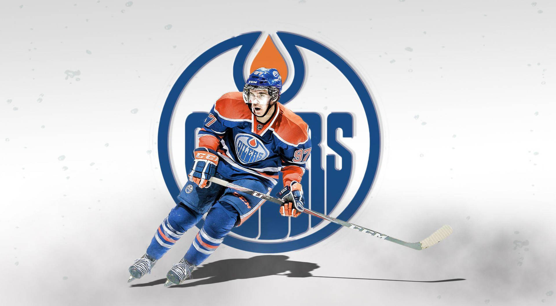 A Candian Edmonton Oilers Player Connor Mcdavid Background