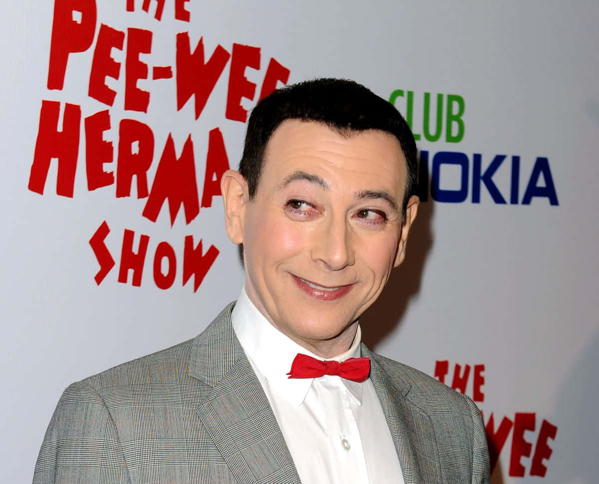 A Candid Portrait Of Paul Reubens Background
