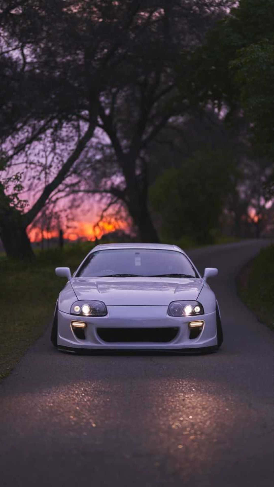 A Car Enthusiast's Dream - The Supra Jdm Model Background