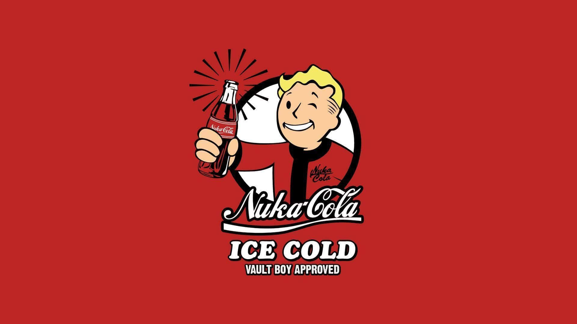 A Cartoon Character Holding A Cigarette And Holding A Bottle Of Ice Cold Background