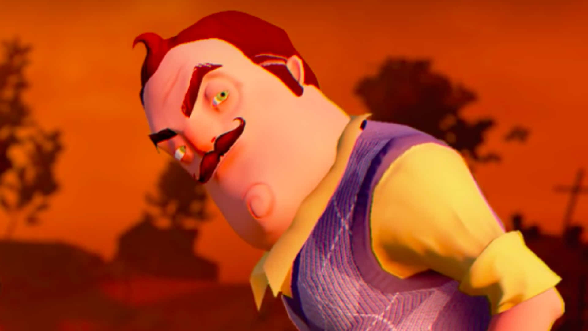 A Cartoon Character With A Mustache And A Vest