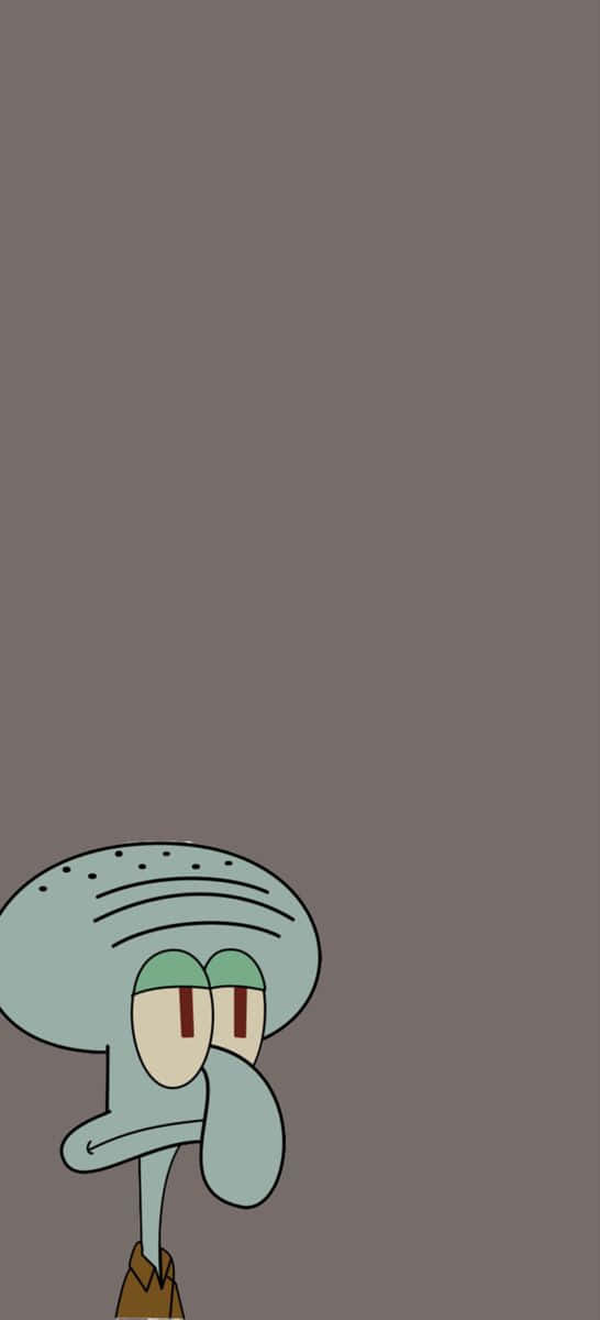 A Cartoon Character With A Red Face Background