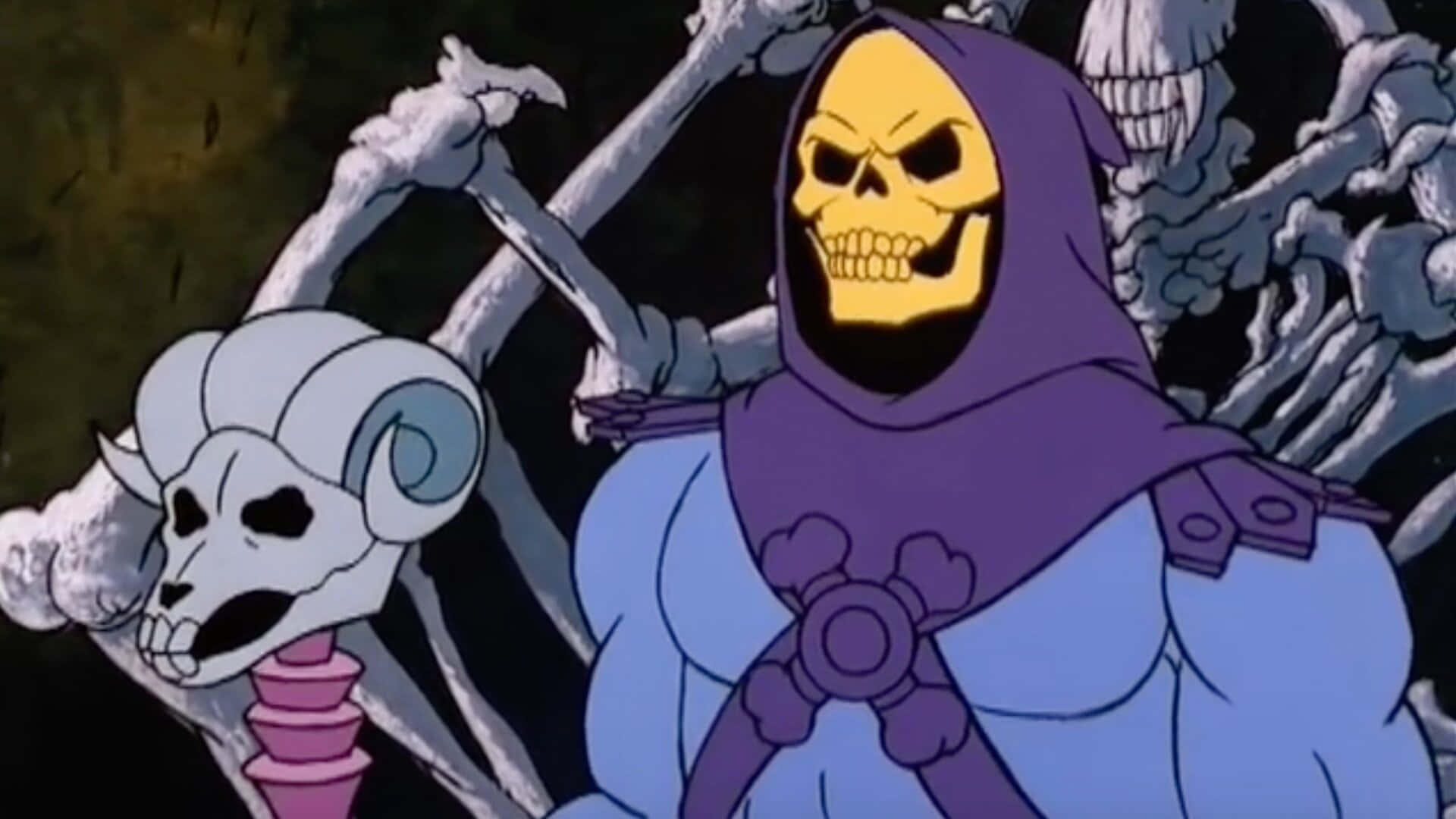A Cartoon Character With Skeletons And Skeletons