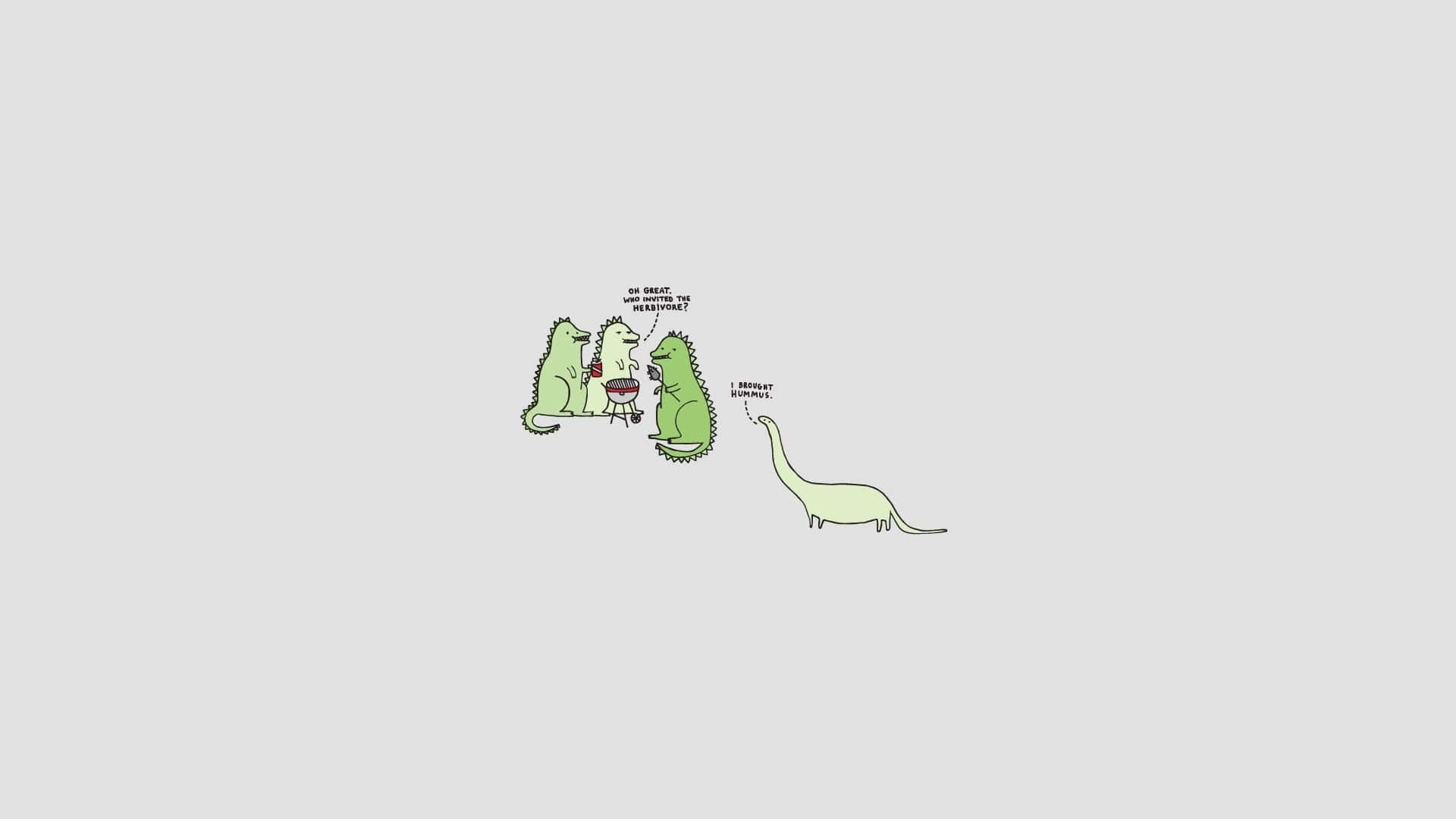 A Cartoon Of A Dinosaur With A Green Head Background