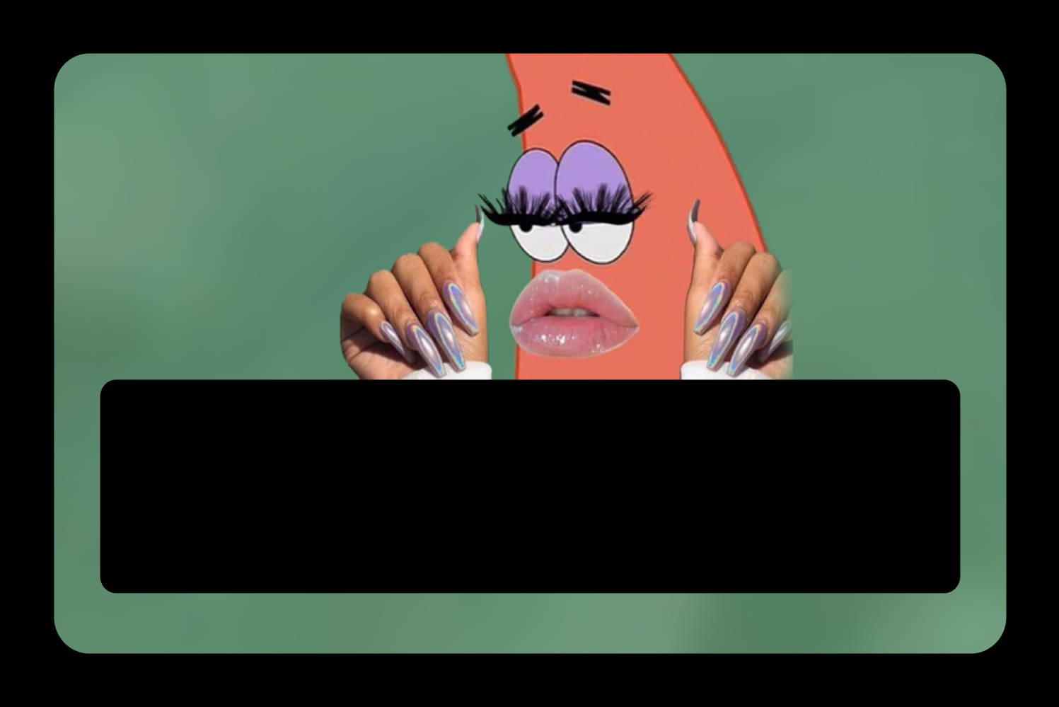 A Cartoon Spongebob Squarepants Character With A Pink Face Background