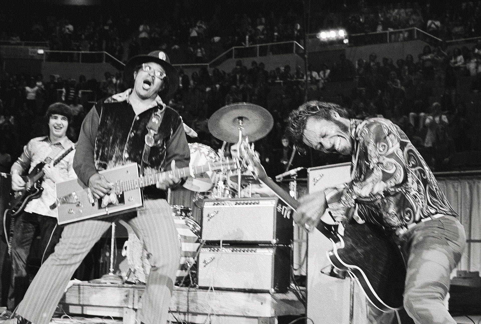 A Celebrated Moment Of Chuck Berry With Bo Diddley