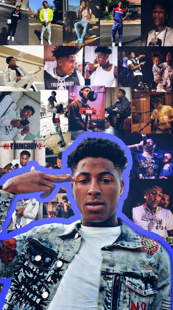 A Celebratory Collage Featuring Some Of The Most Successful Rappers Background