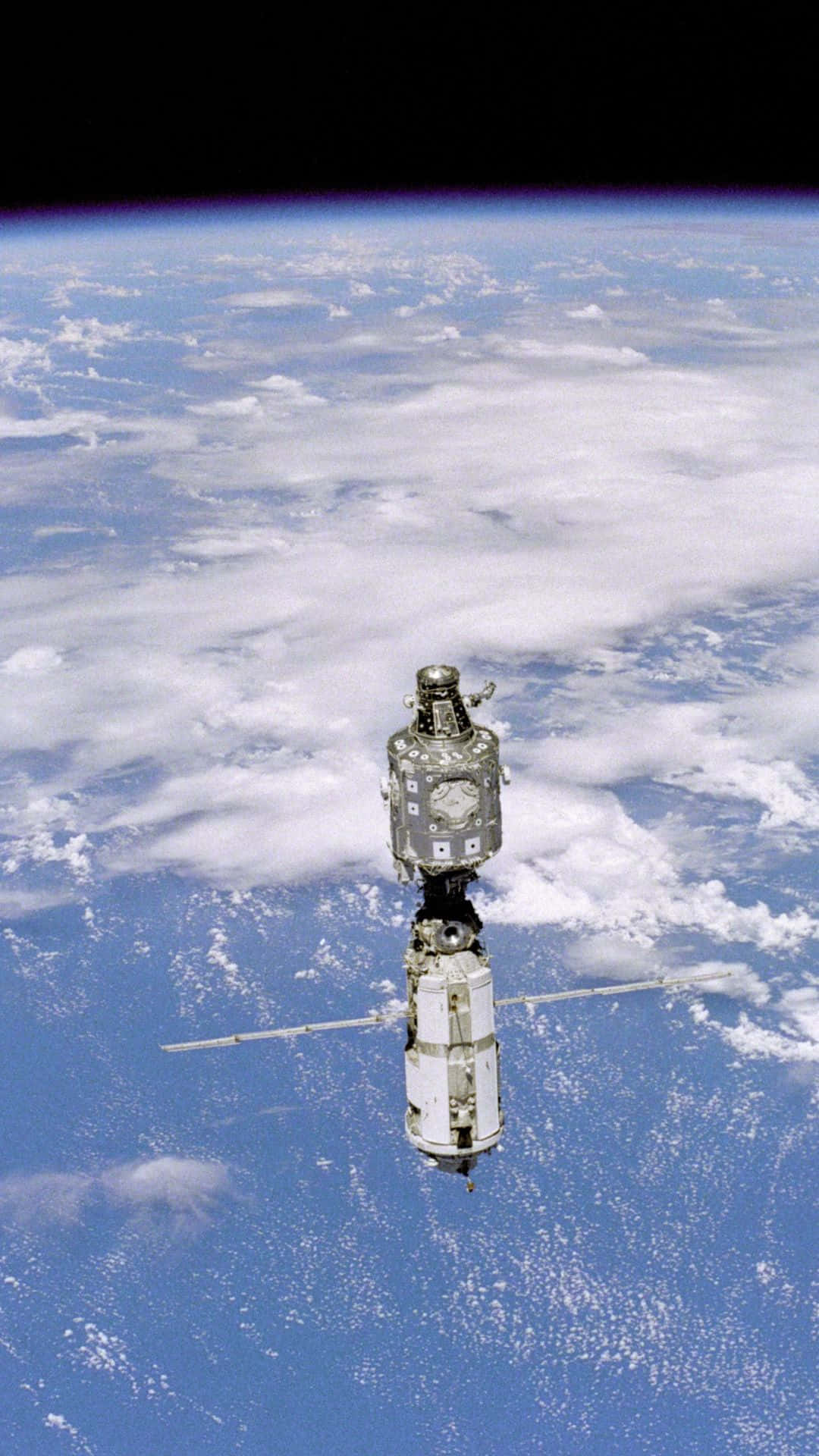 A Celestial View: Live Space Exploration Background