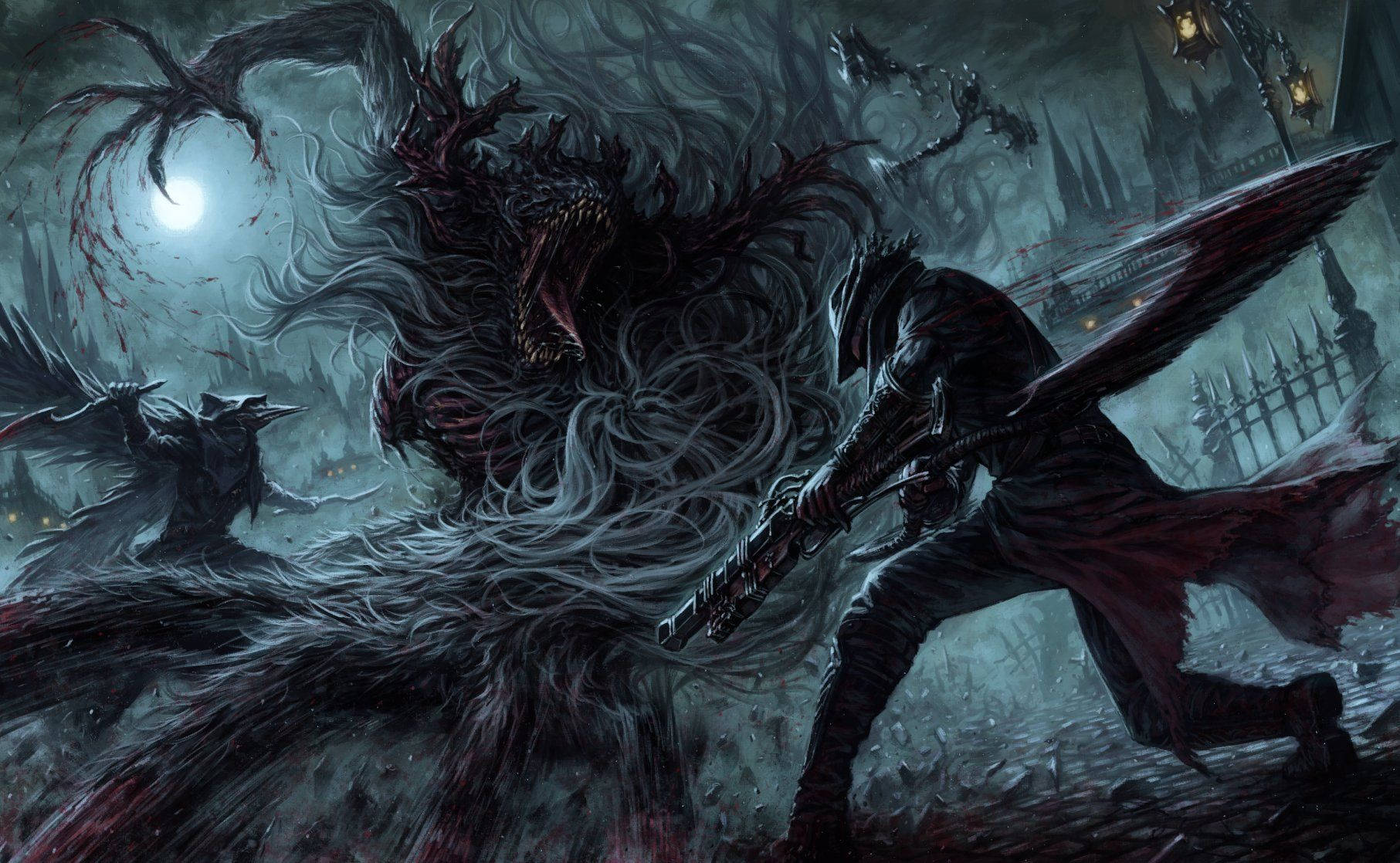 A Challenging Battle - Cleric Beast In Bloodborne