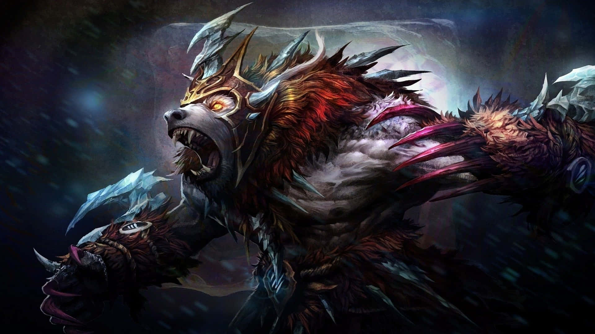 A Character In The World Of Warcraft Background