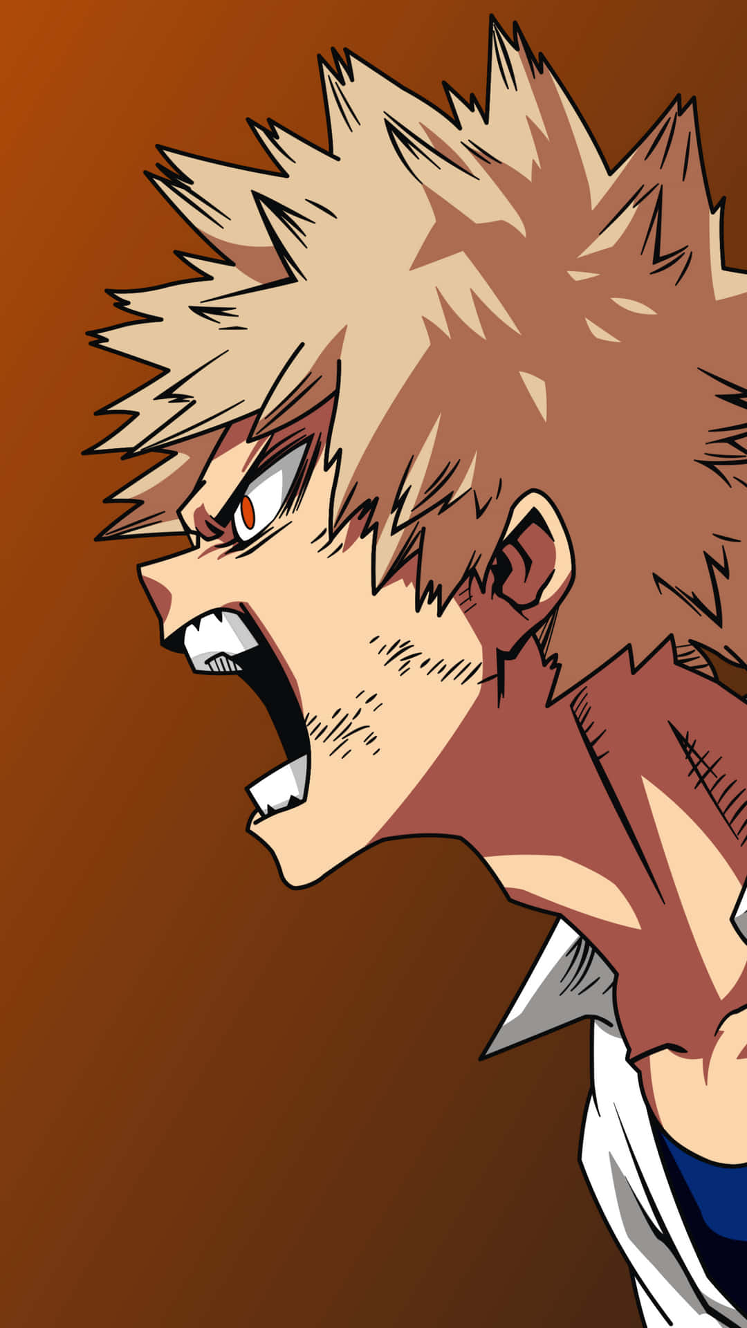 A Character With A Mouth Open Is Screaming Background