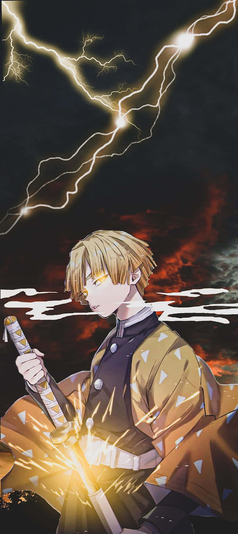 A Character With Lightning In His Hands