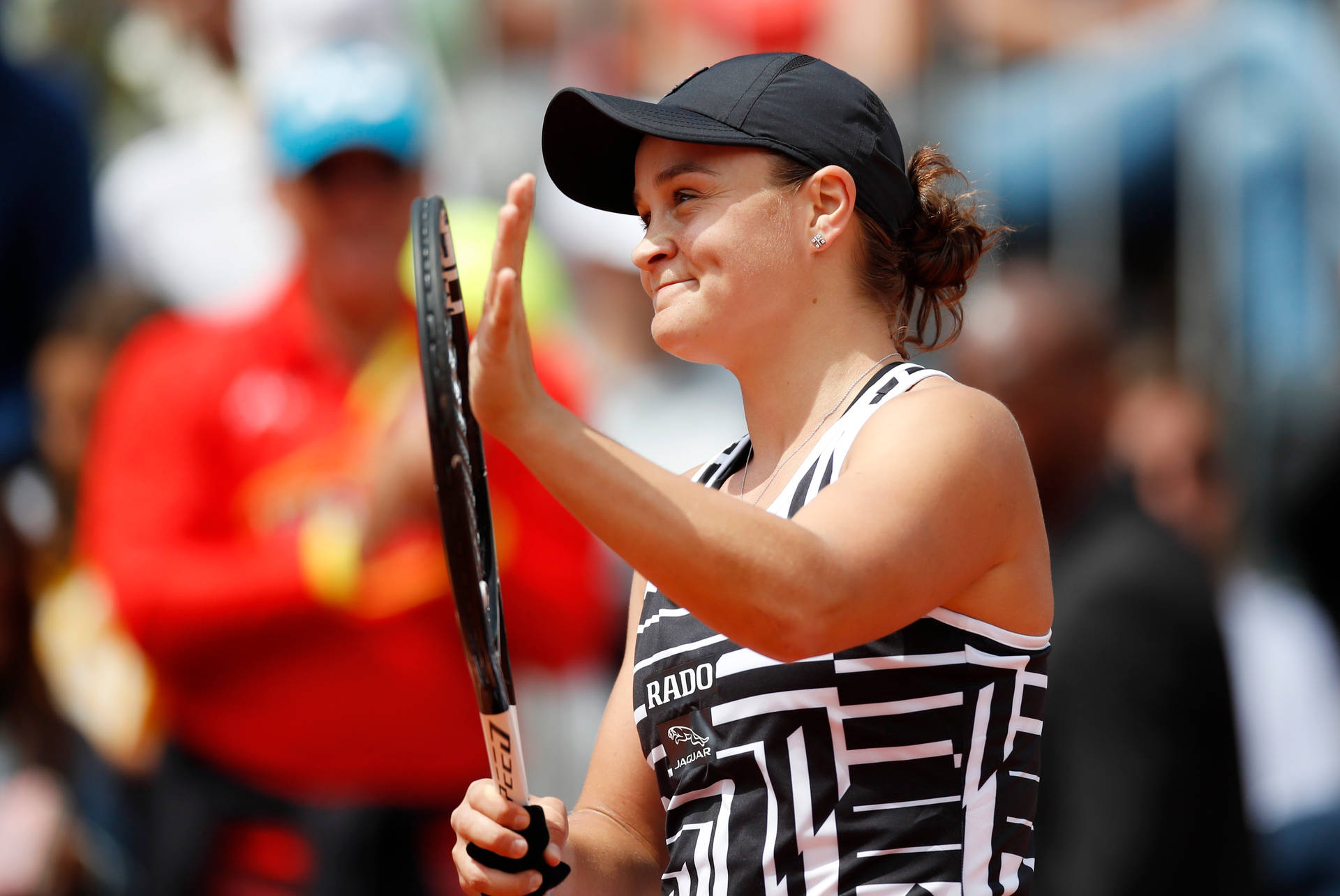 A Charismatic Close-up Of Ashleigh Barty Showcasing Her Dimple