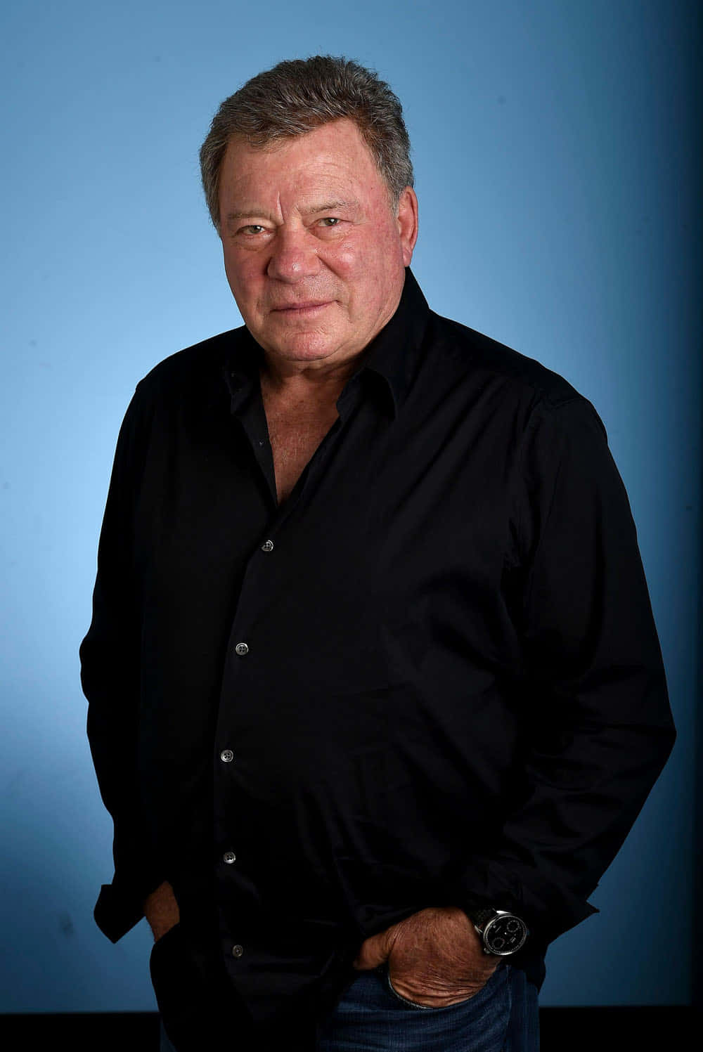 A Charismatic Portrait Of William Shatner