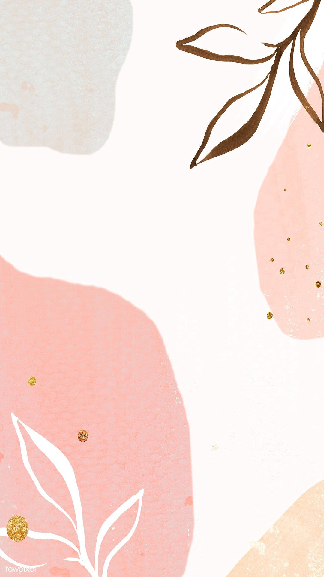 A Charming And Serenepastel Abstract Illustration Background