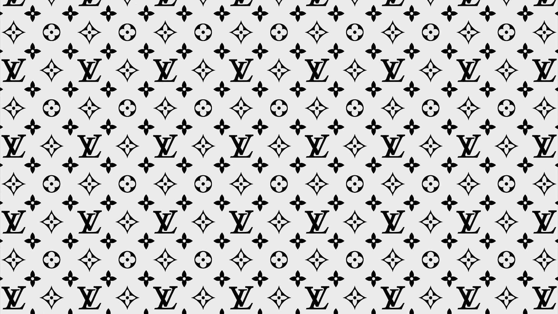 A Chic And Stylish Louis Vuitton Pattern Background