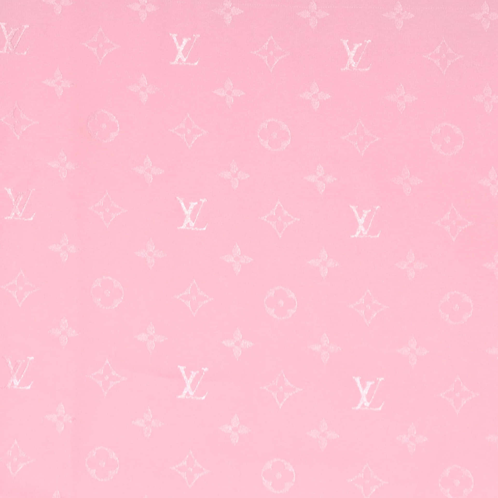 A Chic Look - A Shimmering Louis Vuitton Pink Background