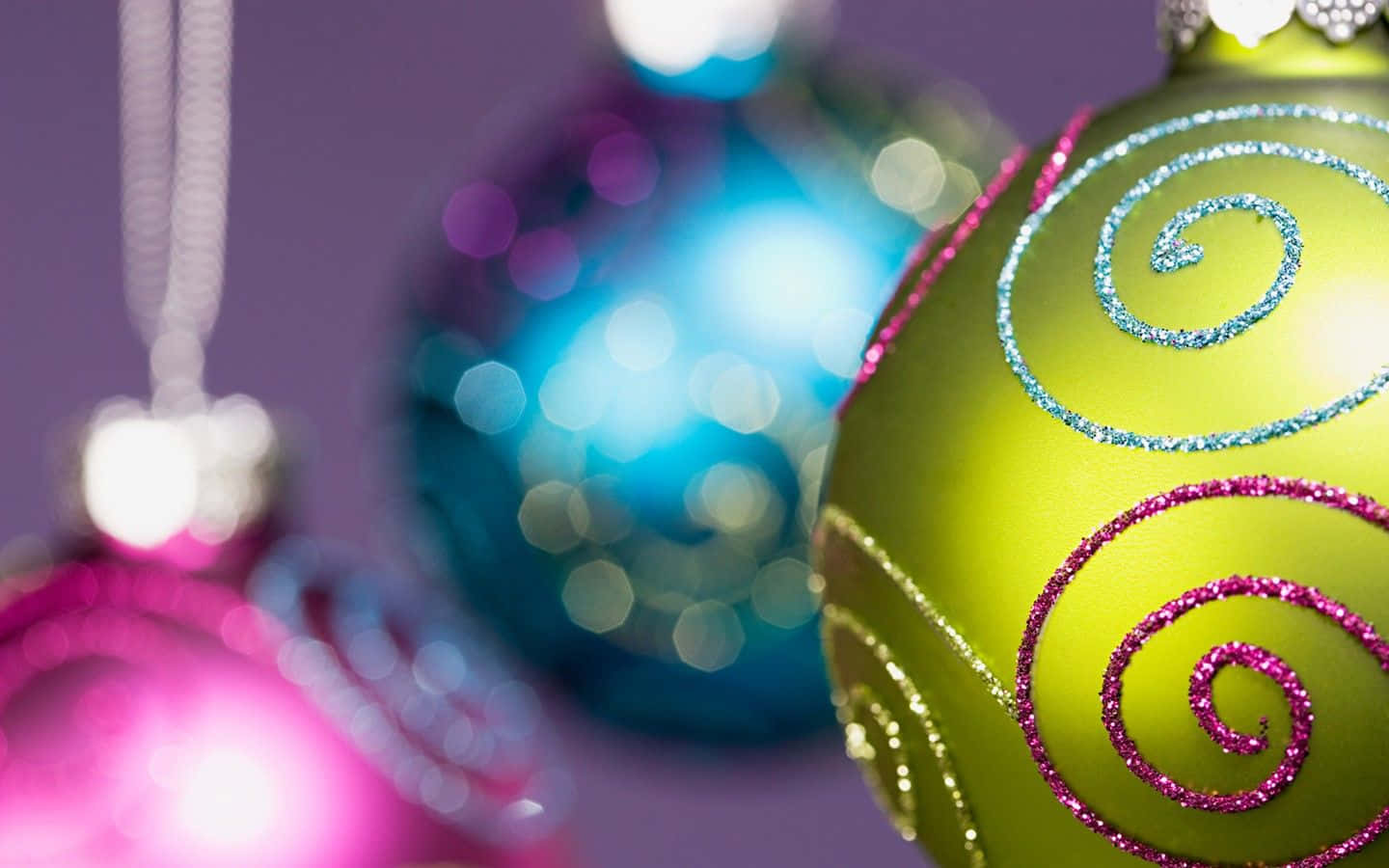 A Christmas Ornament Adorns The Holiday Season With Festive Colors Background
