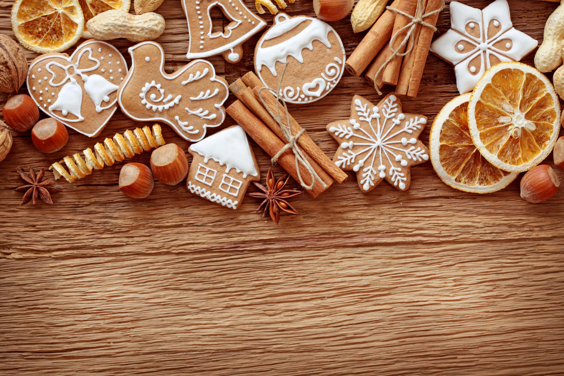 A Christmas-themed Desktop Computer Background