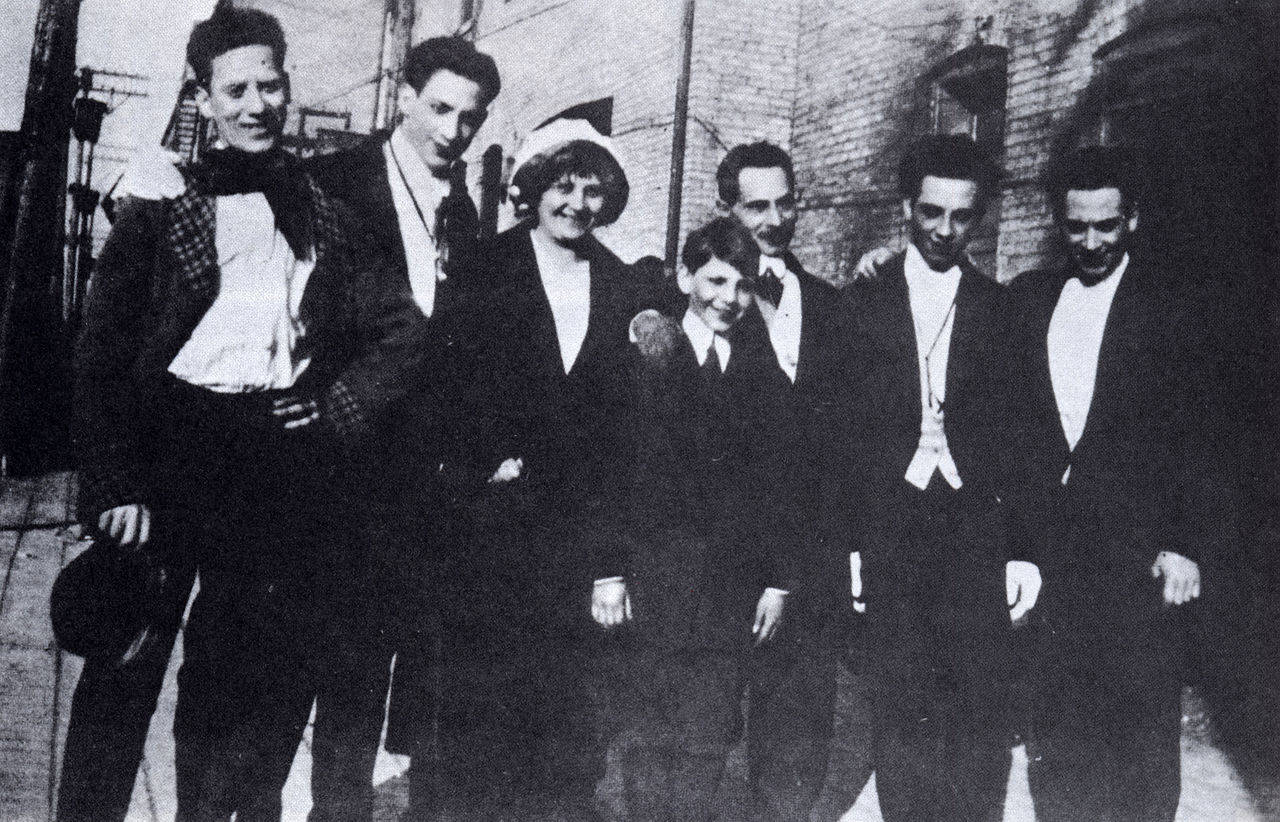 A Classic Moment With The Marx Brothers And Family