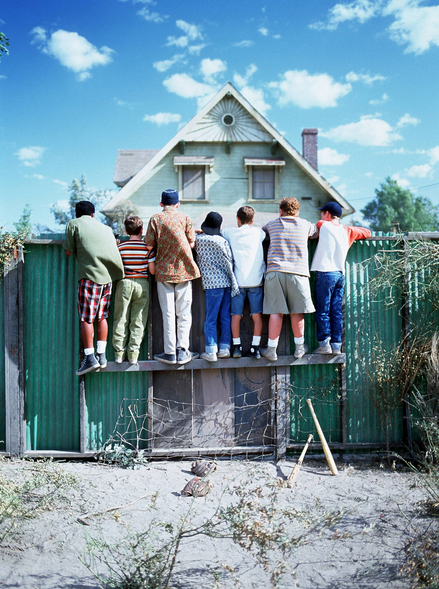 A Classic Shot From The Coming Of Age Movie The Sandlot Background