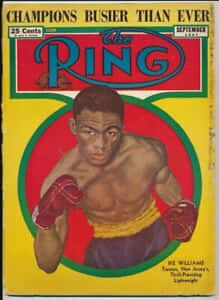 A Classic Shot Of Ike Williams, Legendary Lightweight Boxing Champion. Background