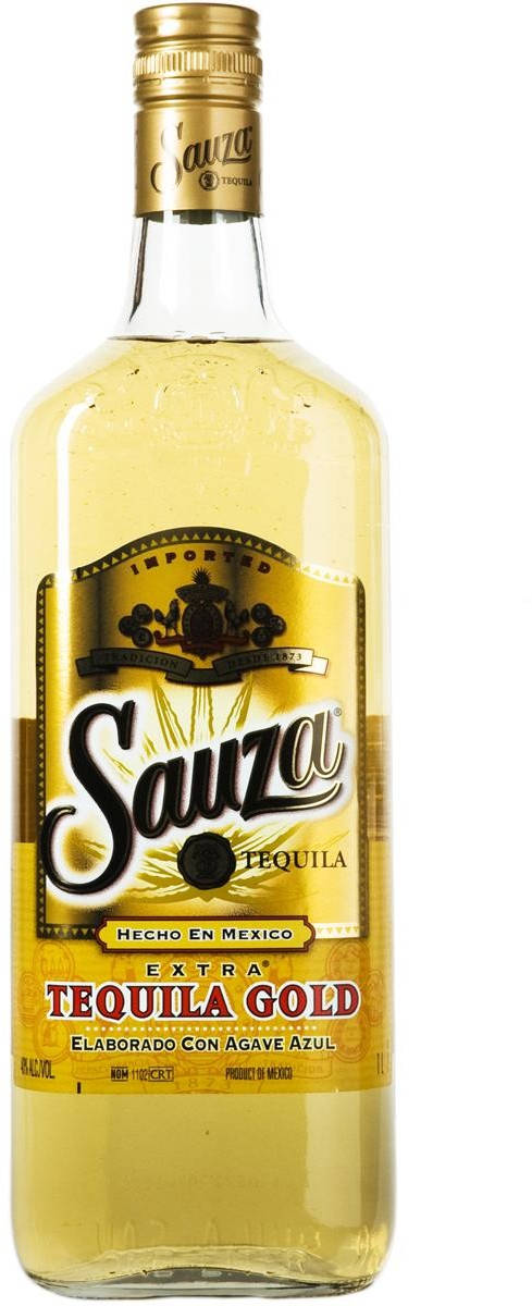 A Classy Bottle Of Sauza Gold Tequila On A Background. Background