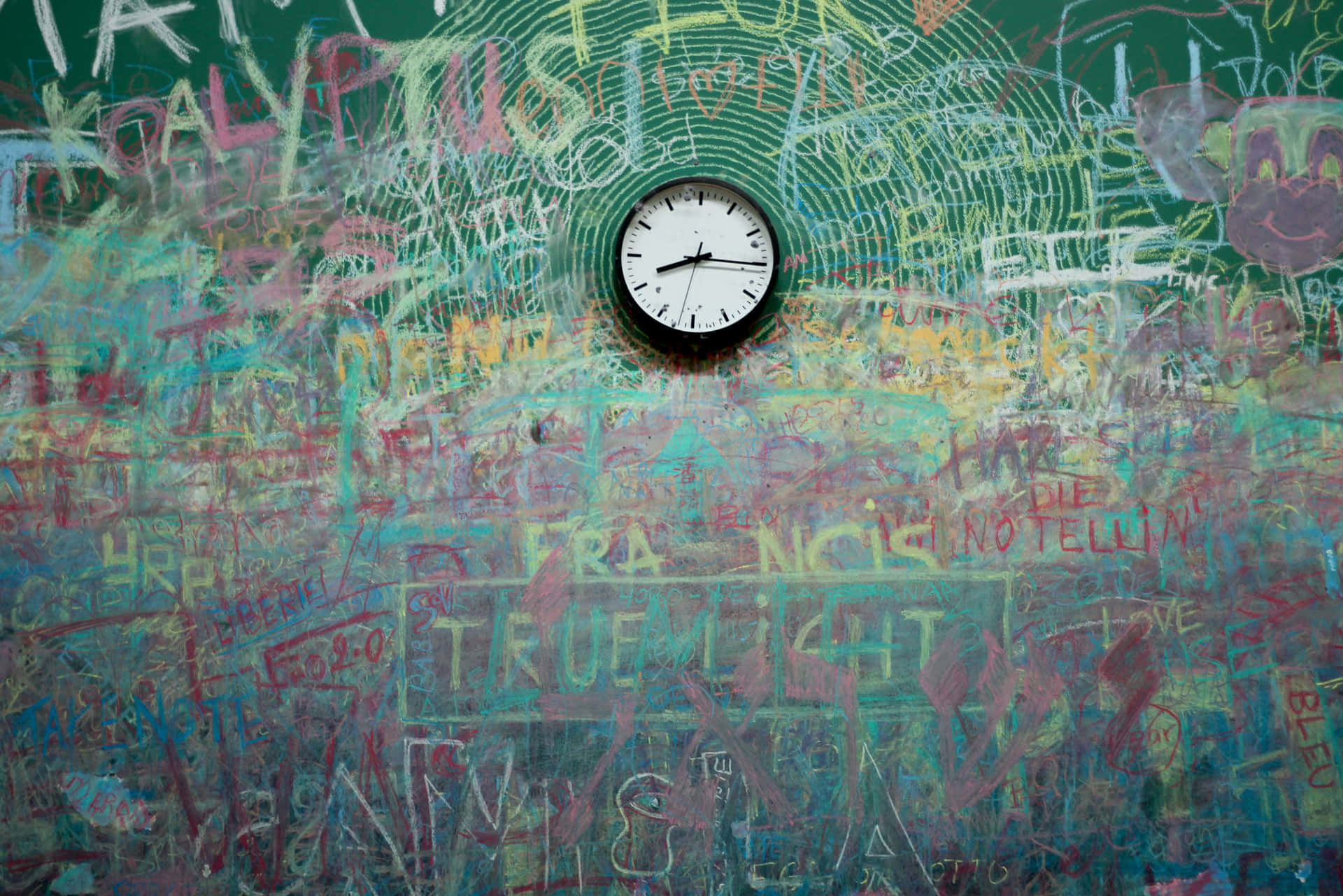 A Clock On A Wall