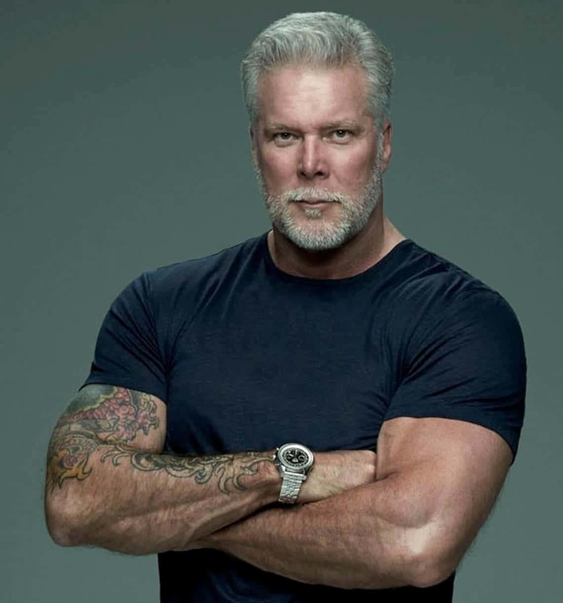 A Close-up High Definition Portrait Of Kevin Nash