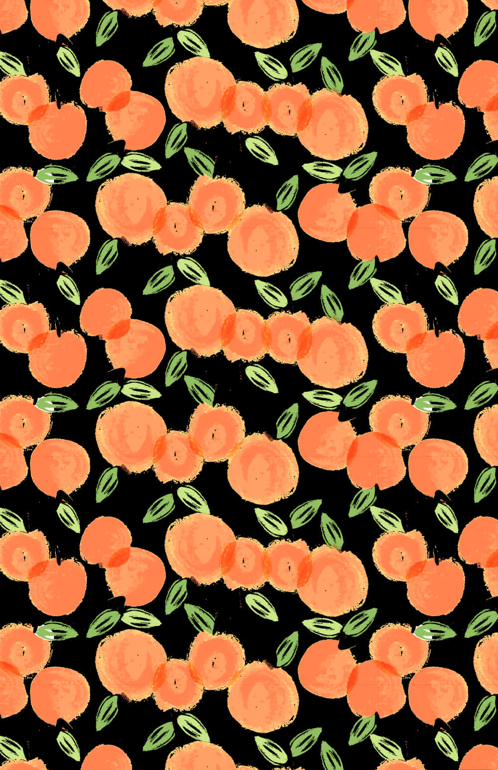A Close-up Of A Bright And Colorful Orange Background