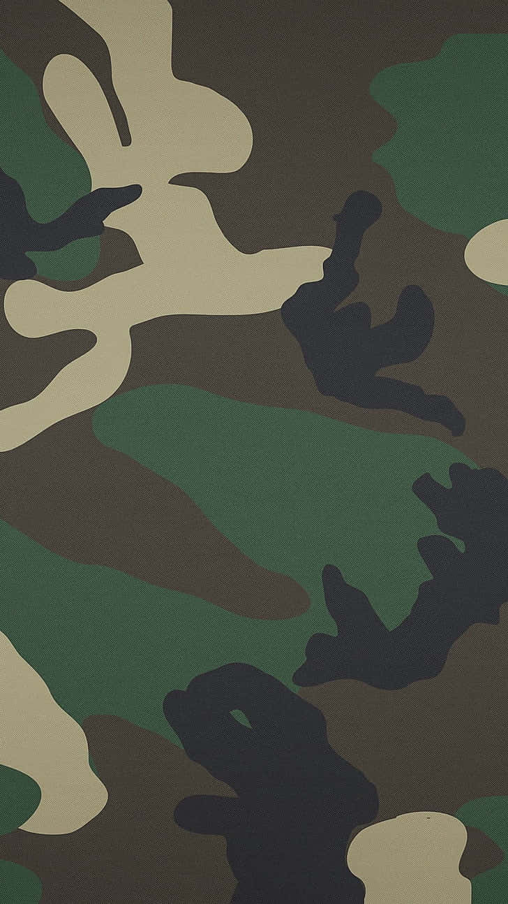 A Close Up Of A Camouflage Pattern Background