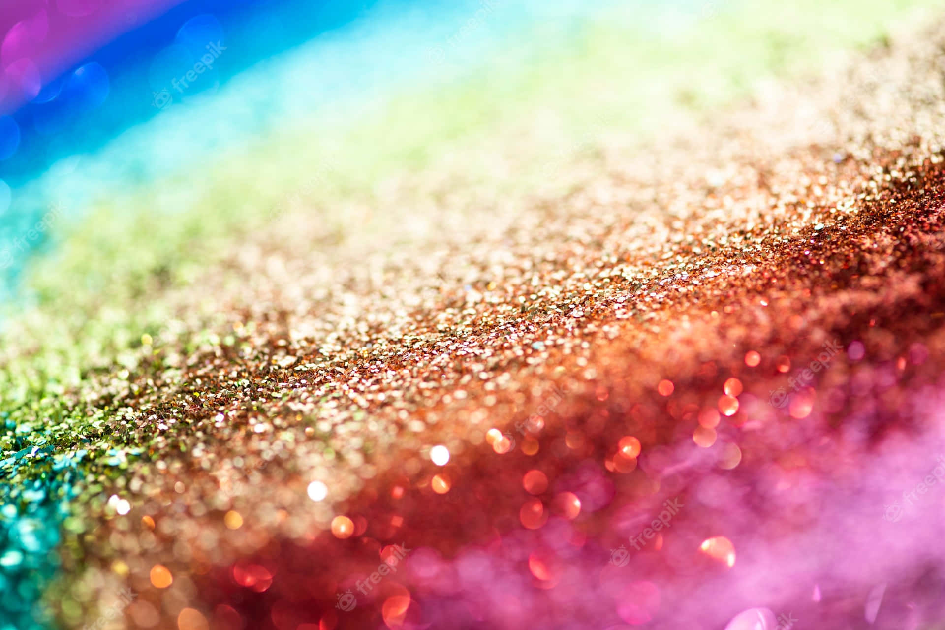 A Close Up Of A Colorful Glitter Background Background