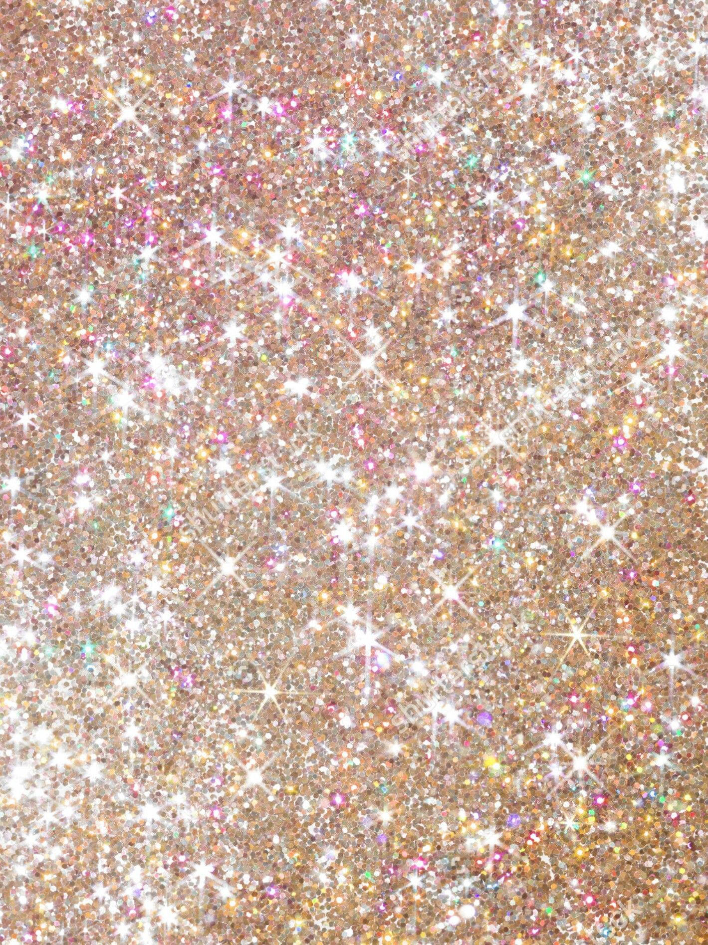 A Close Up Of A Glittery Background Background