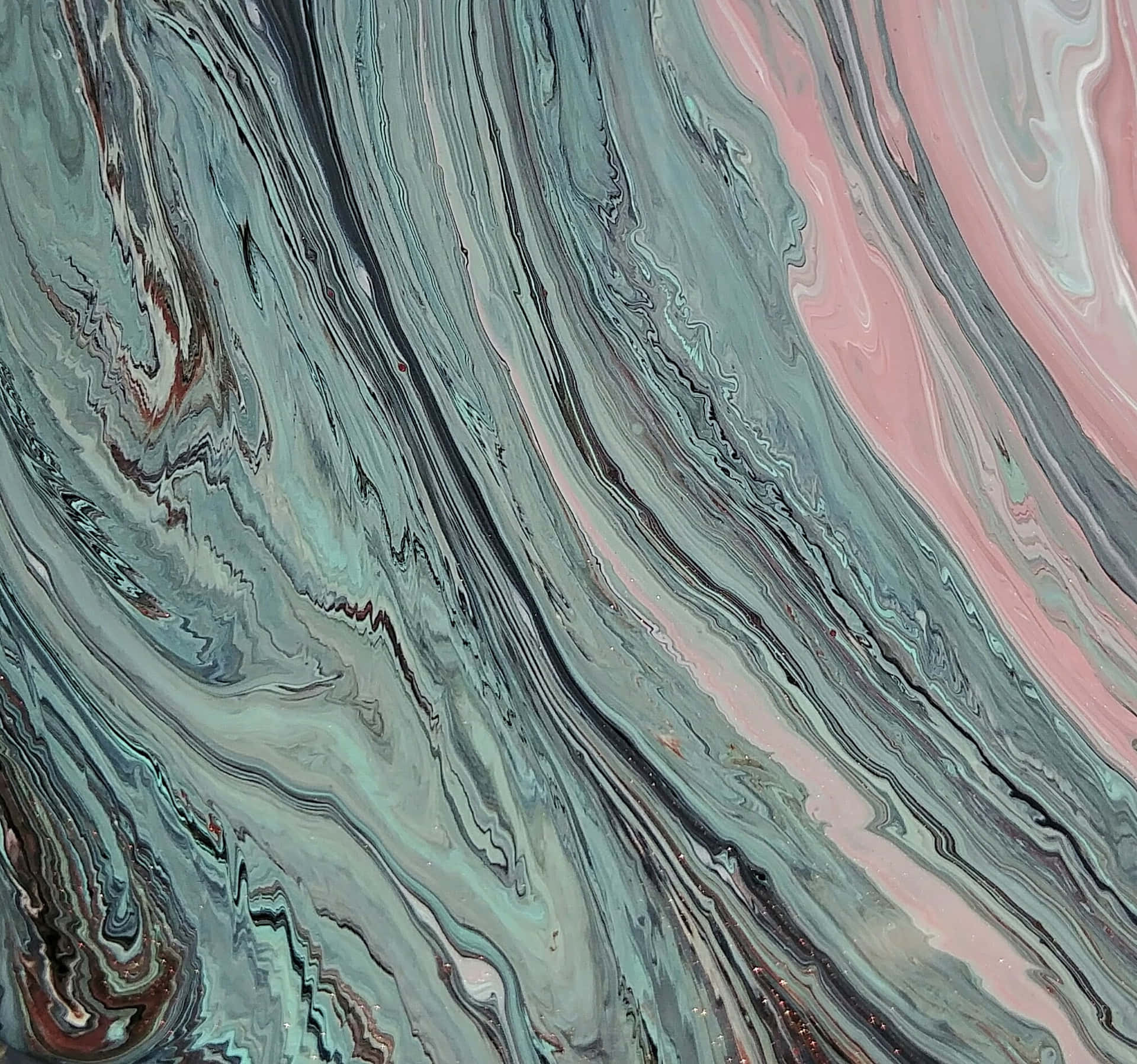 A Close Up Of A Pink And Green Marbled Surface Background