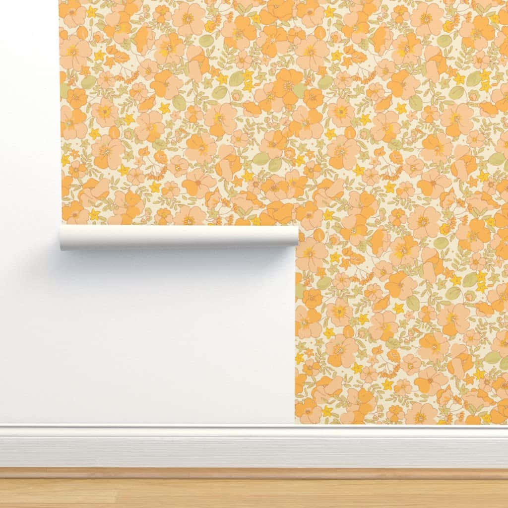 A Close-up Of A Vintage Peach In All Its Syrupy, Juicy Glory. Background