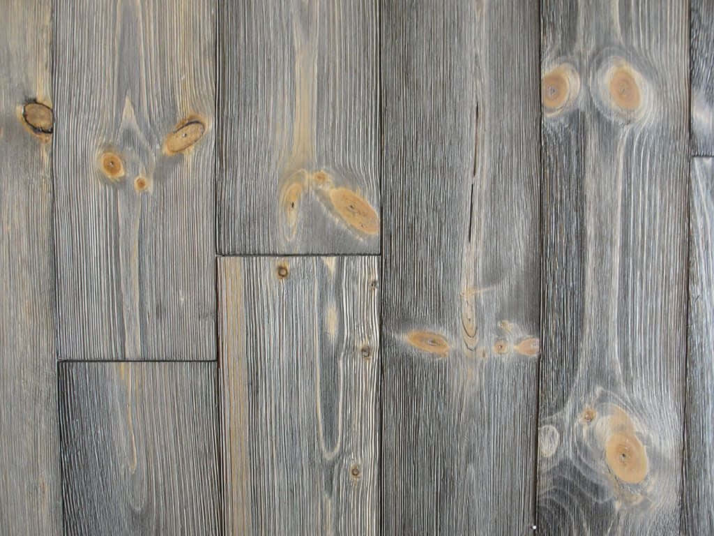 A Close Up Of A Wooden Floor With Gray Paint Background