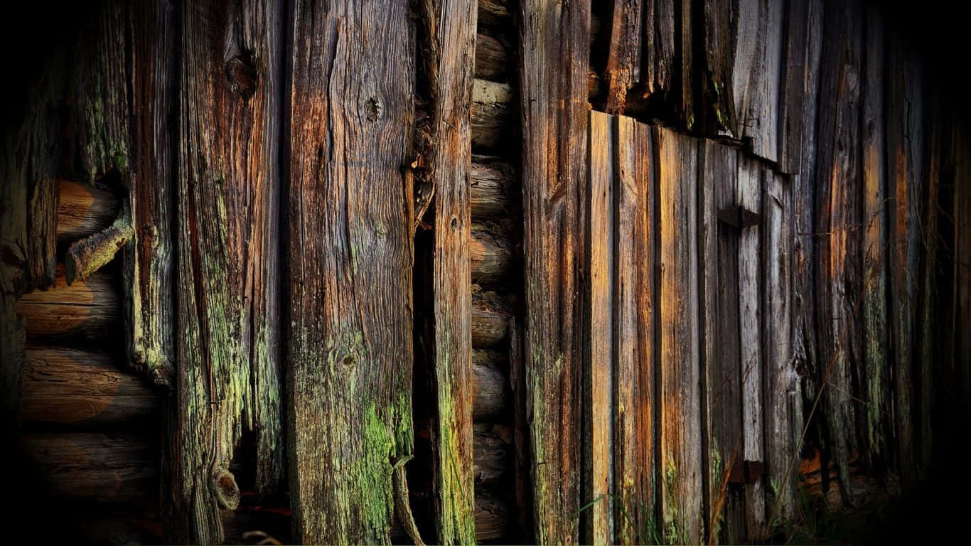A Close Up Of A Wooden Wall Background