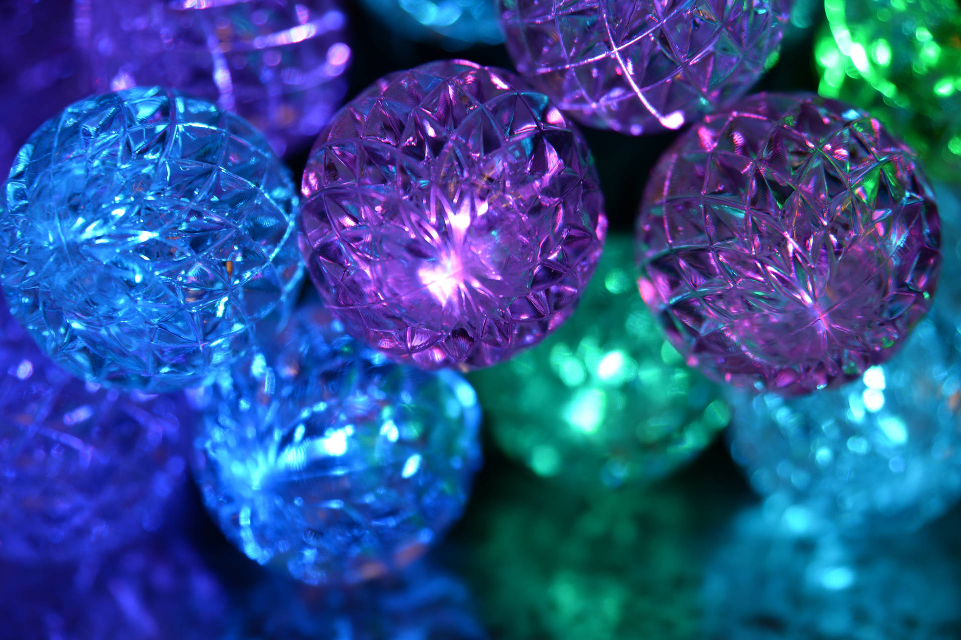 A Close Up Of Colorful Lights Background
