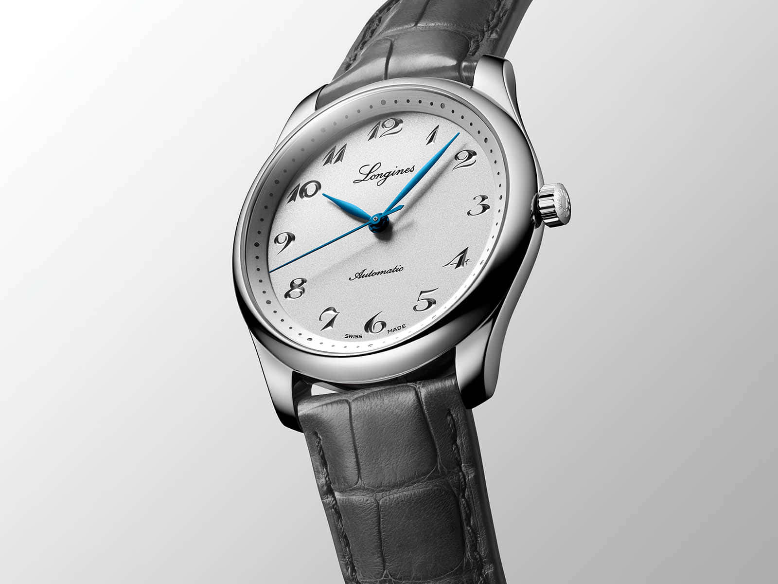 A Close-up Photo Of The Longines Master Watch Background